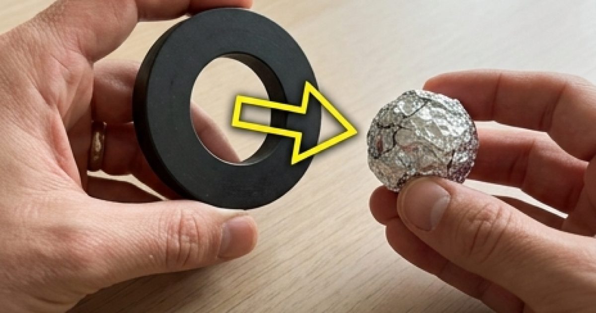Enveloppez un vieux aimant dans du papier aluminium : personne ne croira ce qui se passe ensuite