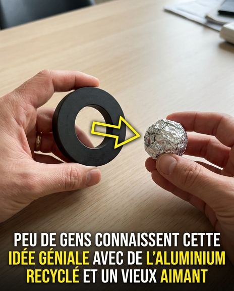Enveloppez un vieux aimant dans du papier aluminium : personne ne croira ce qui se passe ensuite