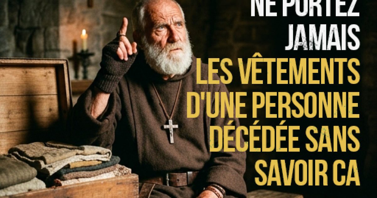 Est-il mal de porter les vêtements d'une personne décédée ? Une question que presque personne n'ose poser