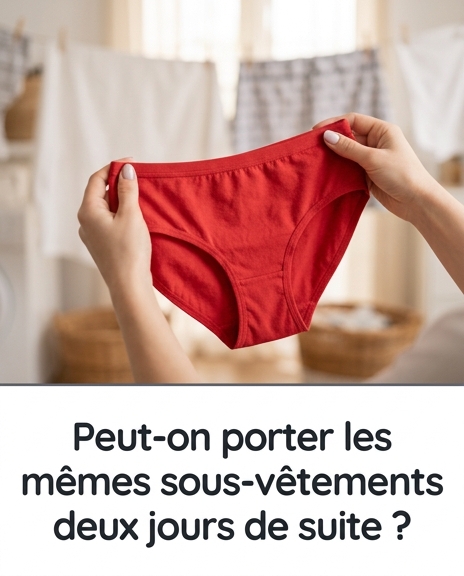 Est-il possible de porter le même sous-vêtement deux jours de suite ? Explications