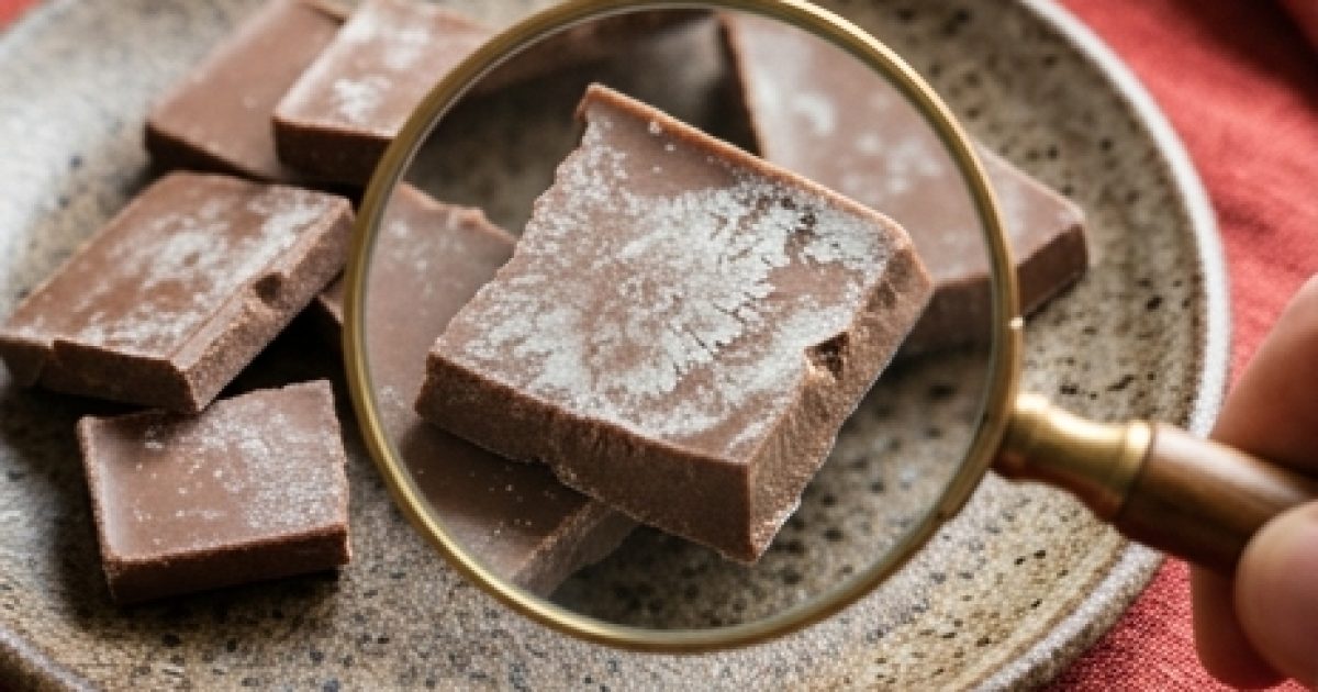 Est-il sans danger de manger du chocolat devenu blanc ?