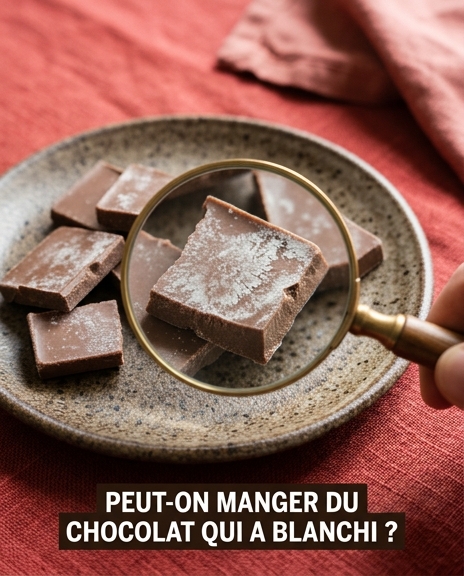 Est-il sans danger de manger du chocolat devenu blanc ?