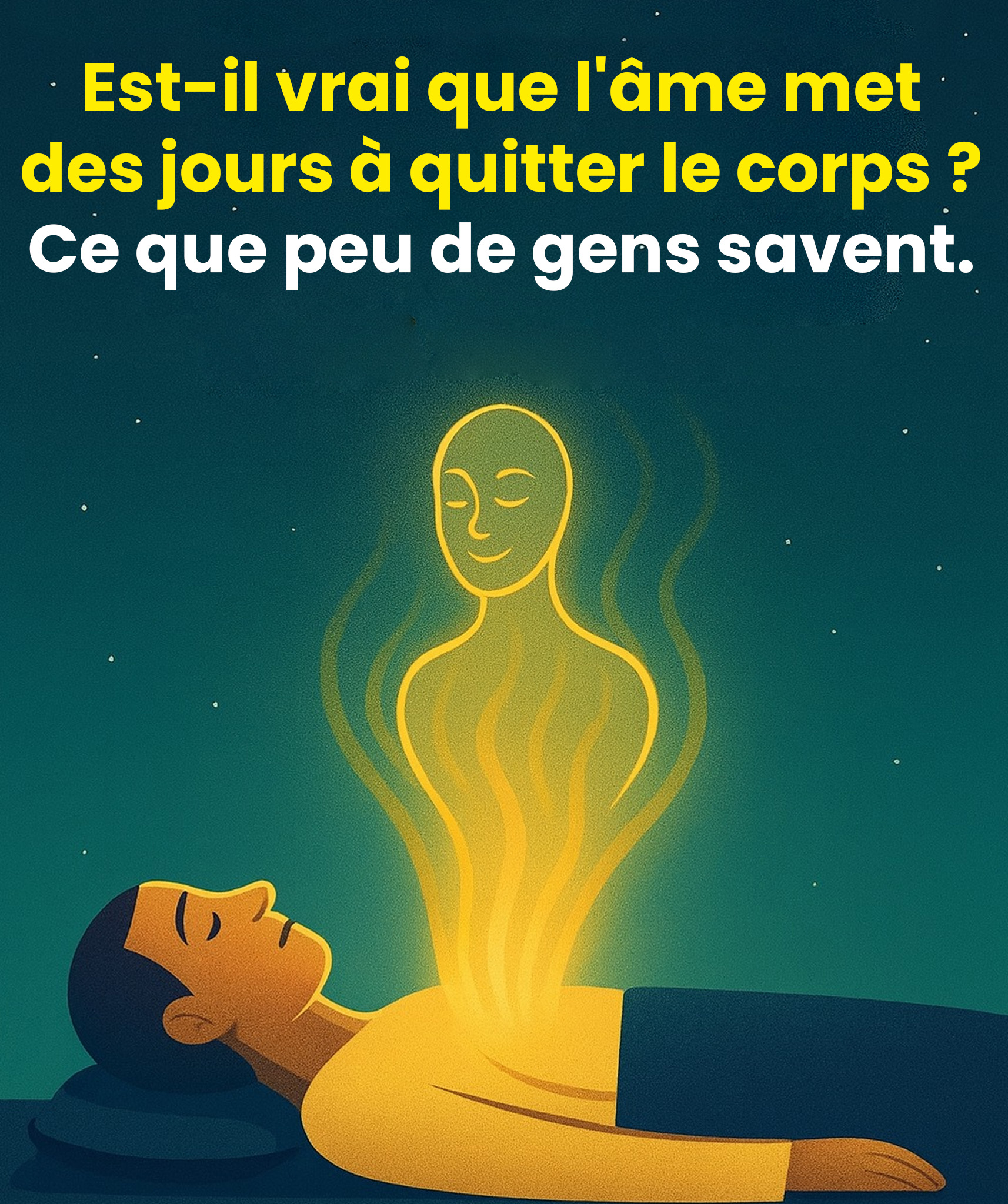 Est-il vrai que l’âme met trois jours à quitter le corps ?