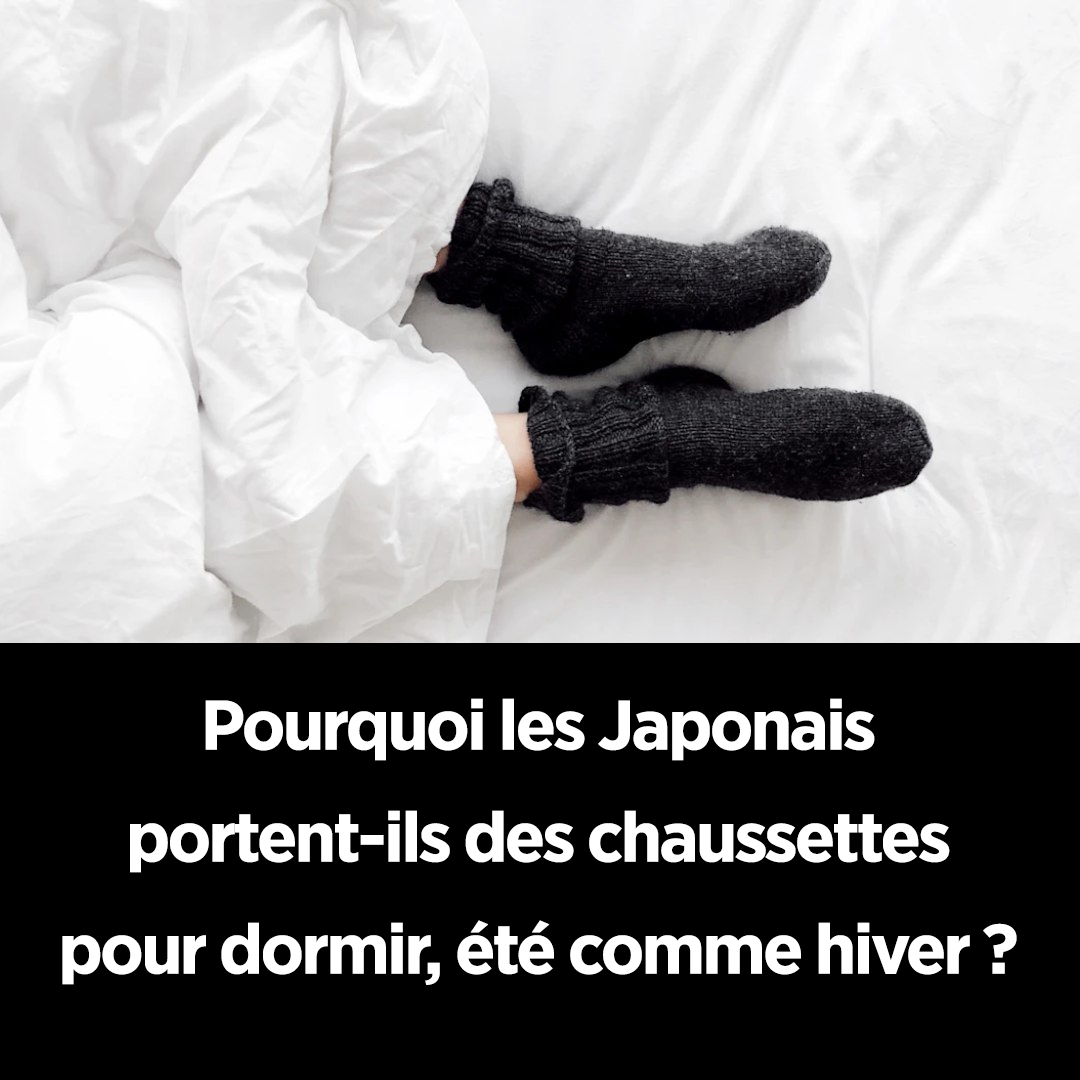 Été comme hiver, les Japonais portent des chaussettes pour dormir — voici pourquoi !
