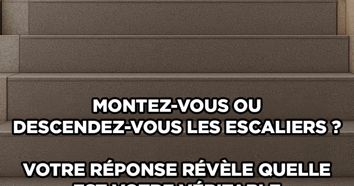 Êtes-vous en train de gravir les escaliers ou de régresser ? Découvrez qui sont vos véritables piliers dans la vie