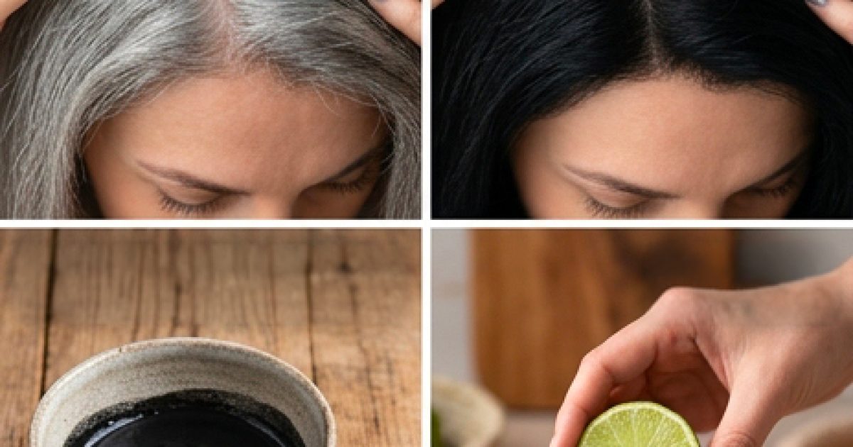 Explorer une approche naturelle pour atténuer l'apparence des cheveux gris grâce au charbon actif et au citron vert