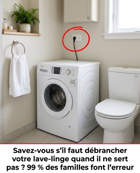 Faut-il débrancher la machine à laver après utilisation ?