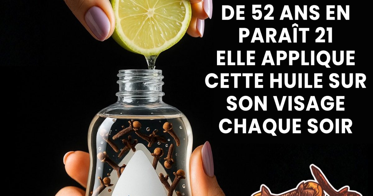 Formule à l’huile de clou de girofle et citron : huile au collagène pour une peau jeune et sans rides, au teint éclatant