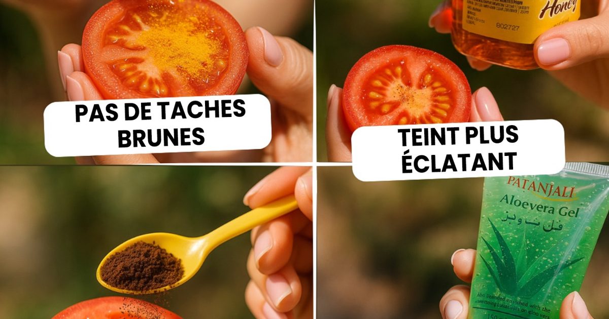 Frottez une tranche de tomate sur votre visage, cela a des bienfaits incroyables.