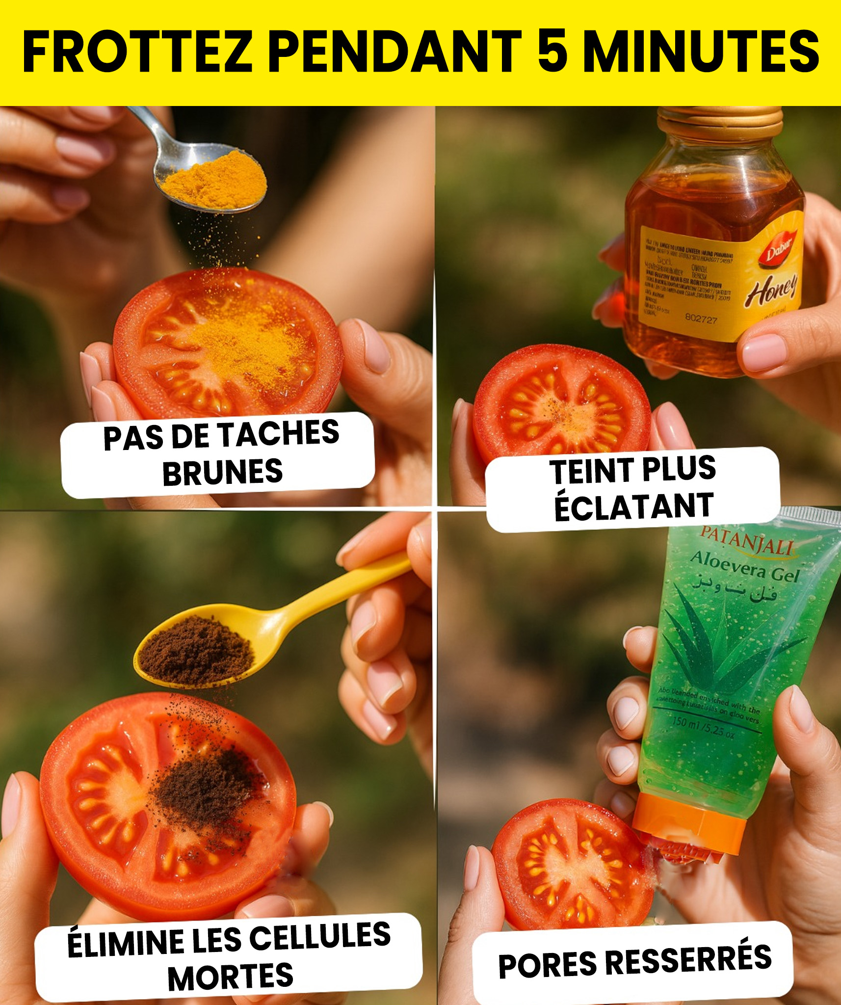 Frottez une tranche de tomate sur votre visage, cela a des bienfaits incroyables.