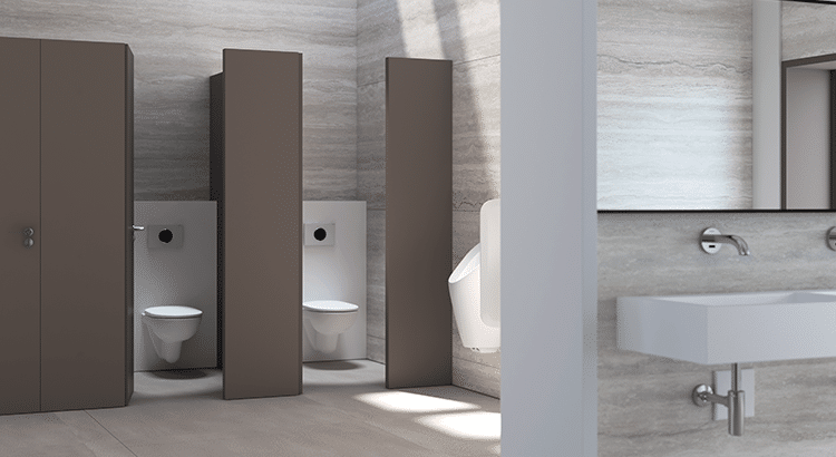 Toilettes publiques modernes