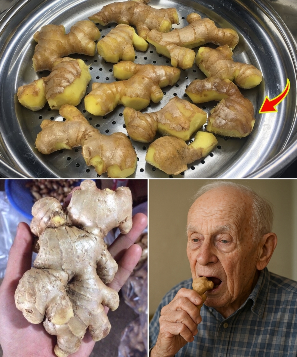 Gingembre cuit à la vapeur dans du vinaigre : le secret de longévité d’un homme de 90 ans
