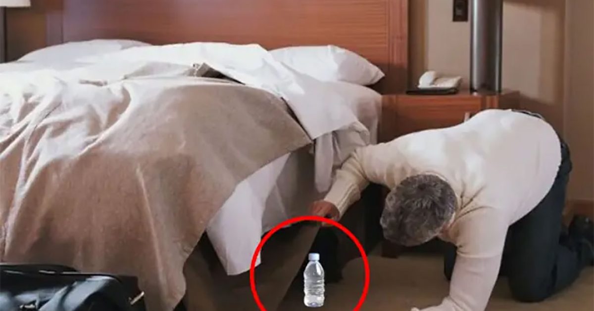 Glissez une bouteille d’eau sous votre lit… et découvrez pourquoi