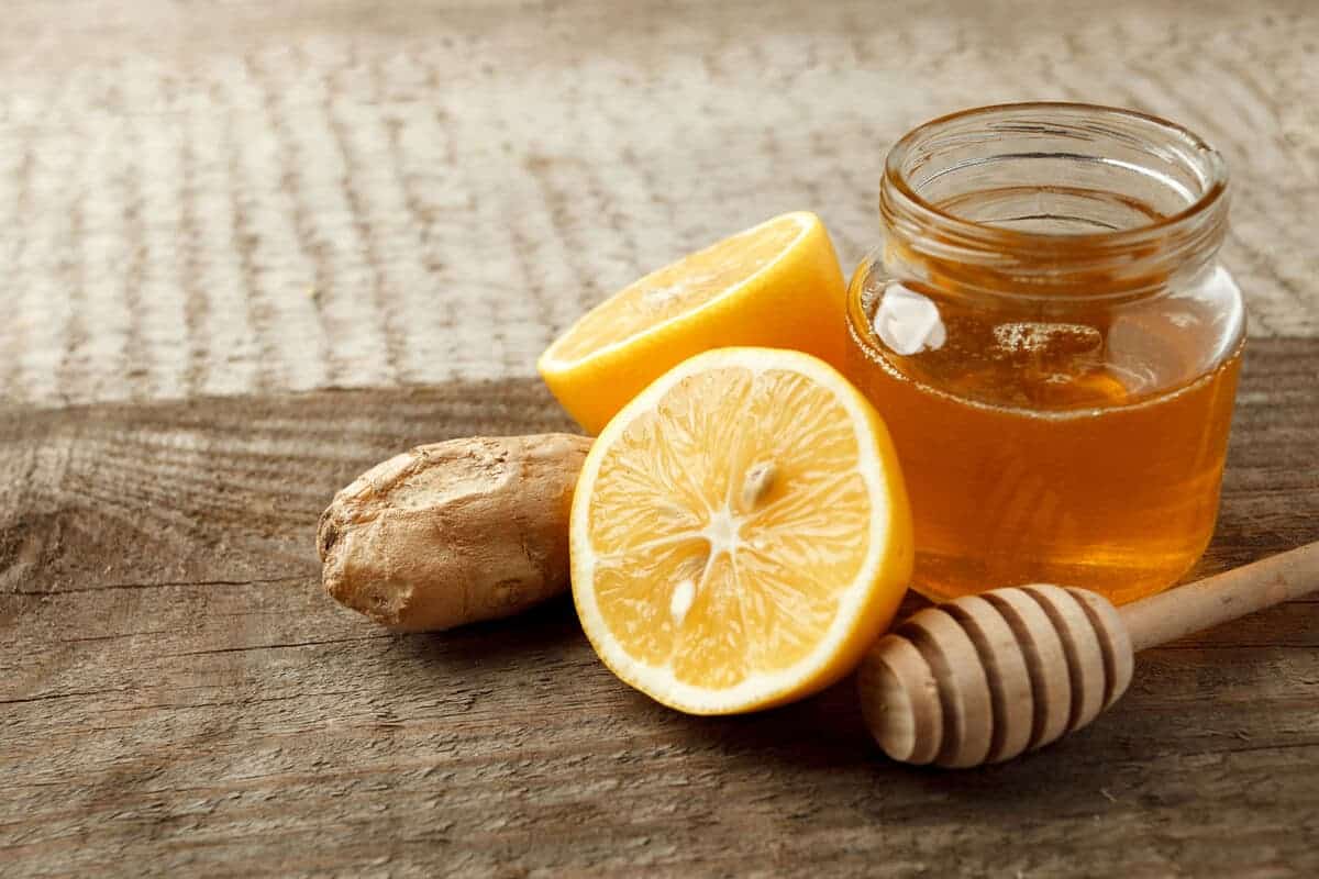 Mélange de miel et gingembre