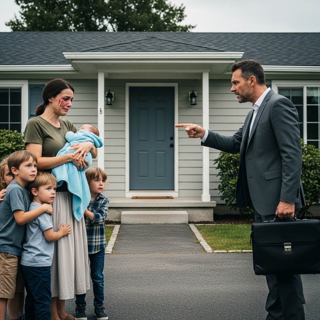 Il a mis sa femme et ses cinq enfants à la porte — des années plus tard, en revenant dans son manoir abandonné, ce qu’il y a découvert l’a laissé sans voix…