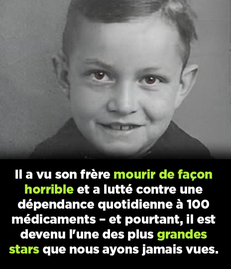 Il a vu son frère mourir et a lutté contre une dépendance quotidienne à 100 médicaments — et pourtant, il est devenu l'une des plus grandes stars que nous ayons jamais vues