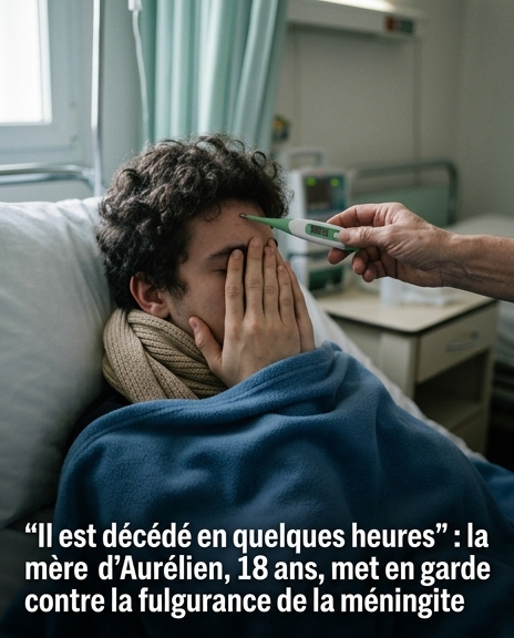 « Il est parti en quelques heures » : la mère d’Aurélien, 18 ans, alerte sur la rapidité foudroyante de la méningite