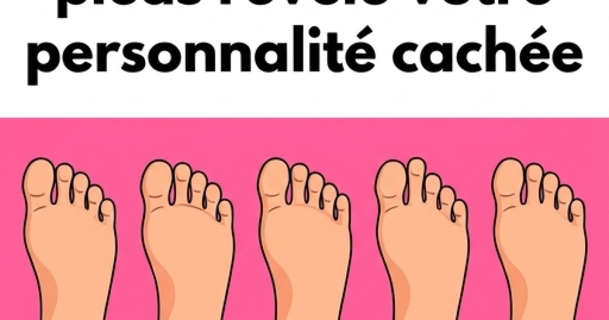 Il existe 5 types de pieds : chacun correspondant à un type de personnalité particulier