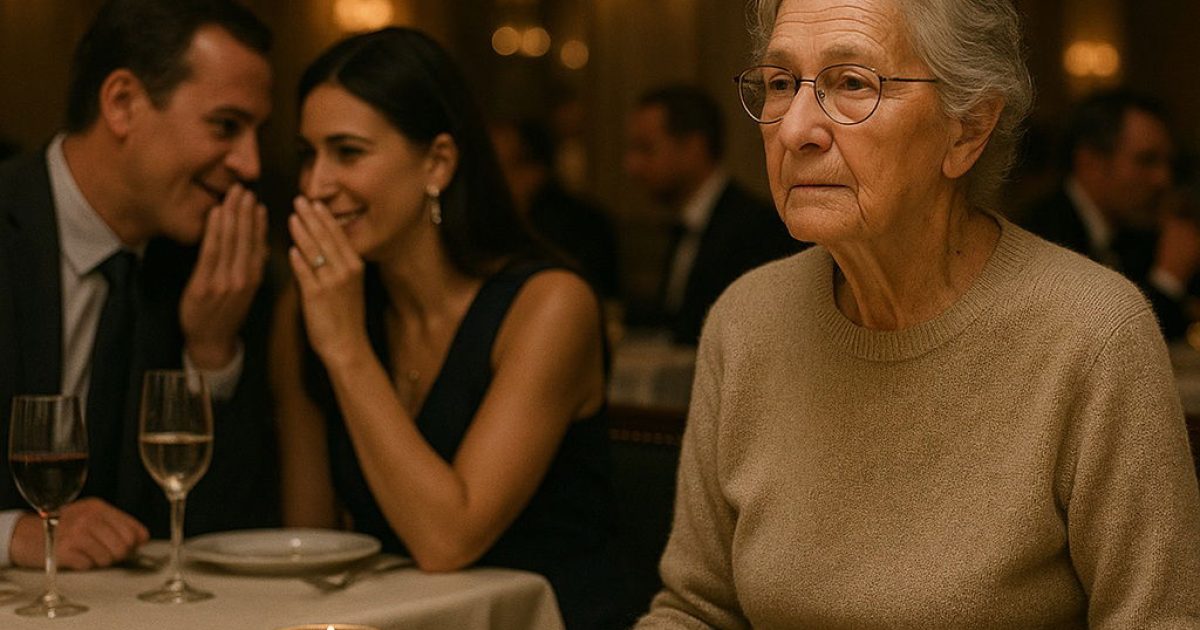 Ils ont ignoré une femme âgée entrée seule dans un restaurant de luxe, jusqu’à ce que le propriétaire apparaisse et que tout change