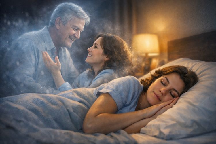Quand un proche disparu s’adresse à vous en songe : décryptage d’un rêve troublant