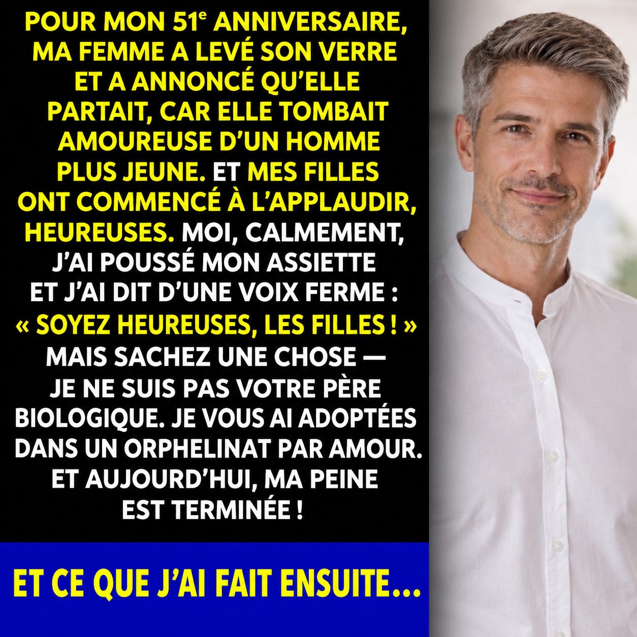 Il a fêté ses 51 ans avec une humiliation publique… et sa réponse a tout changé