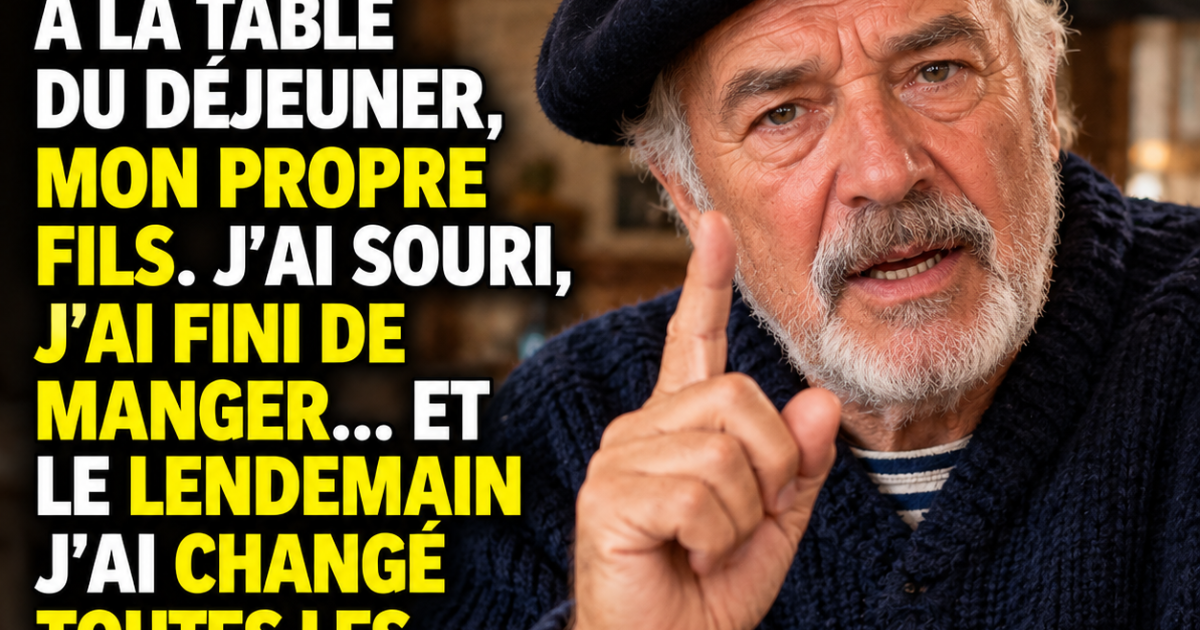 Il change les serrures après avoir été humilié par son fils : l'histoire bouleversante d'un père qui reprend le contrôle