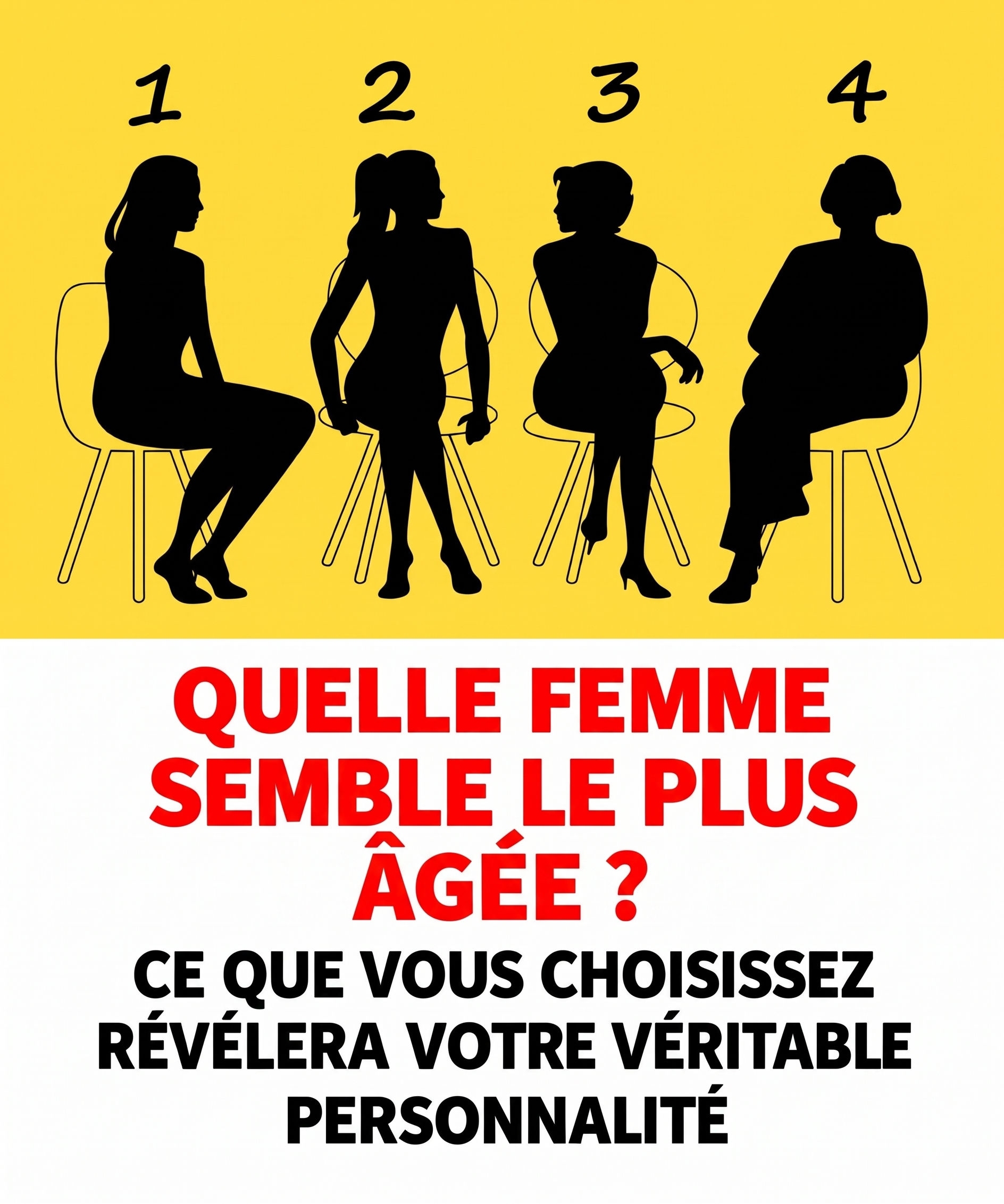 Ce test visuel révèle votre vraie personnalité : quelle femme vous semble la plus âgée ?