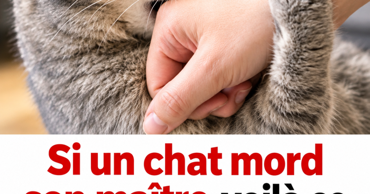 Mon chat me mord : que veut-il vraiment me dire ?