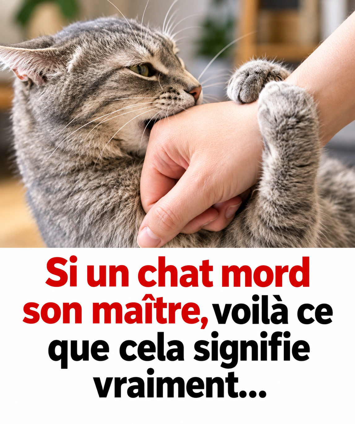 Mon chat me mord : que veut-il vraiment me dire ?