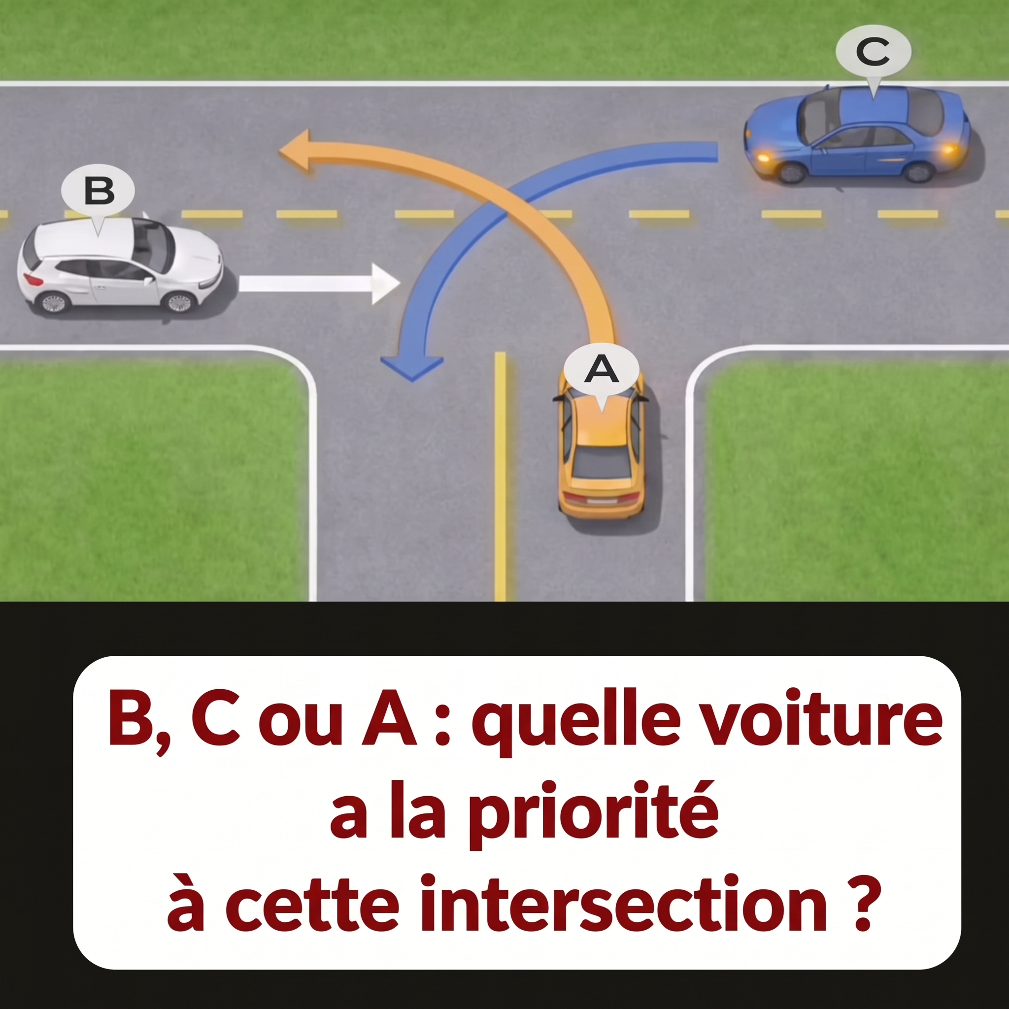 Priorité à droite, croisement en T, absence de panneau : connaissez-vous vraiment les règles de circulation ?