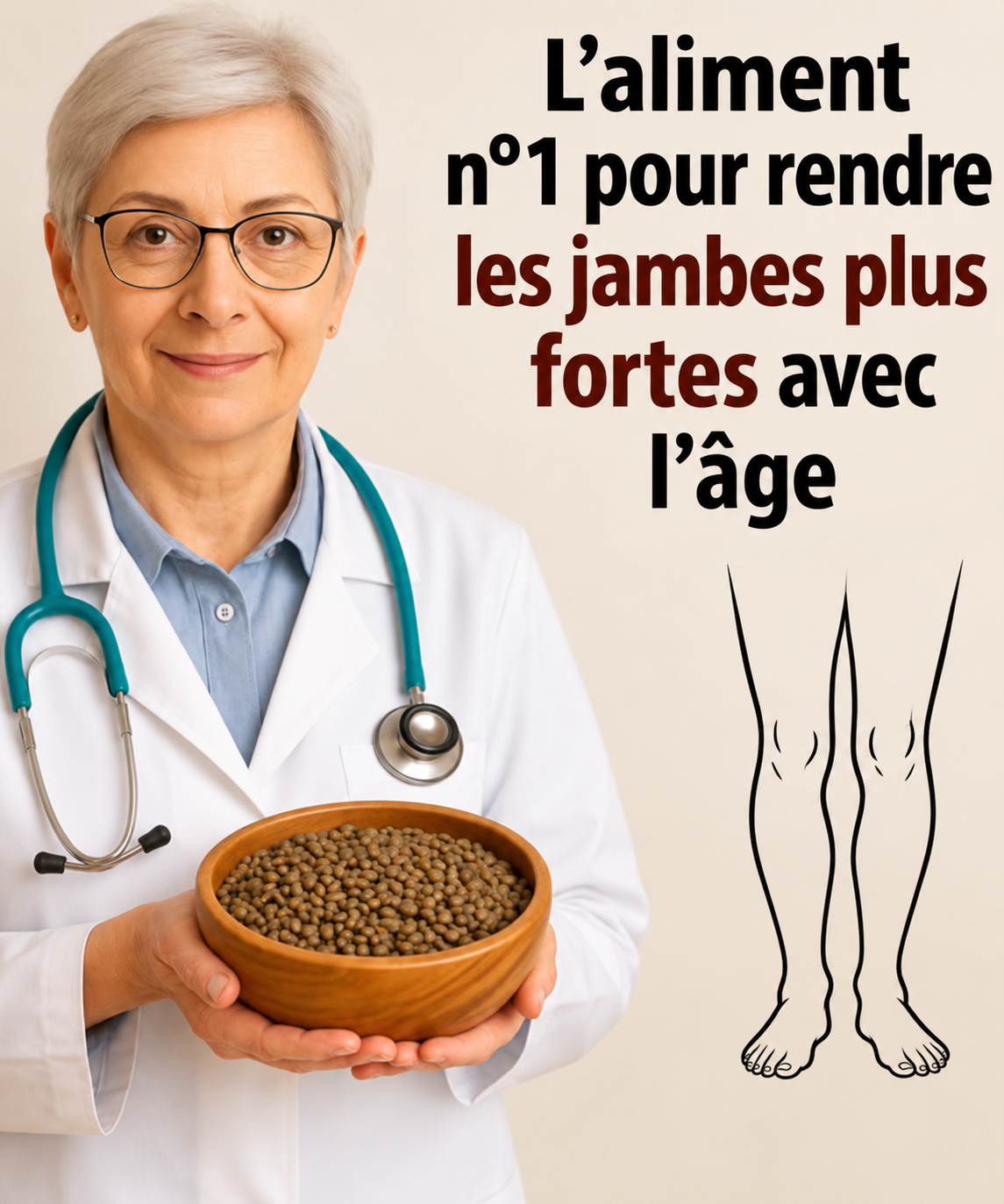 L'aliment n°1 pour garder des jambes fortes et légères en vieillissant