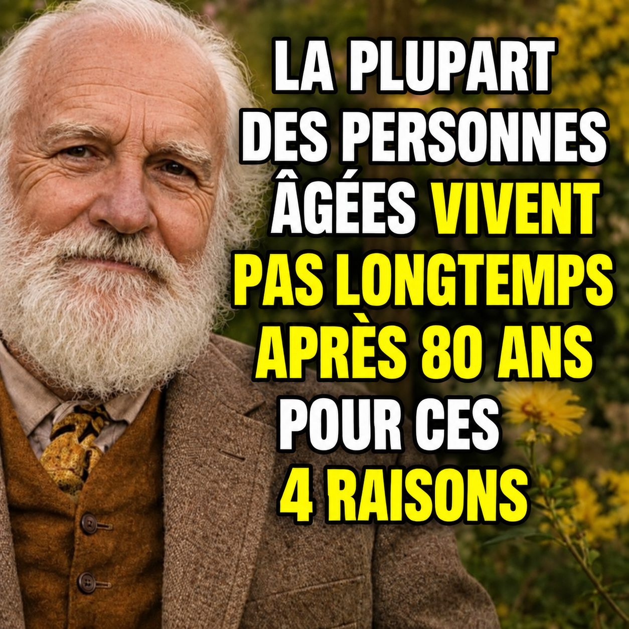 Longévité après 80 ans : ces 4 raisons qui font vraiment la différence