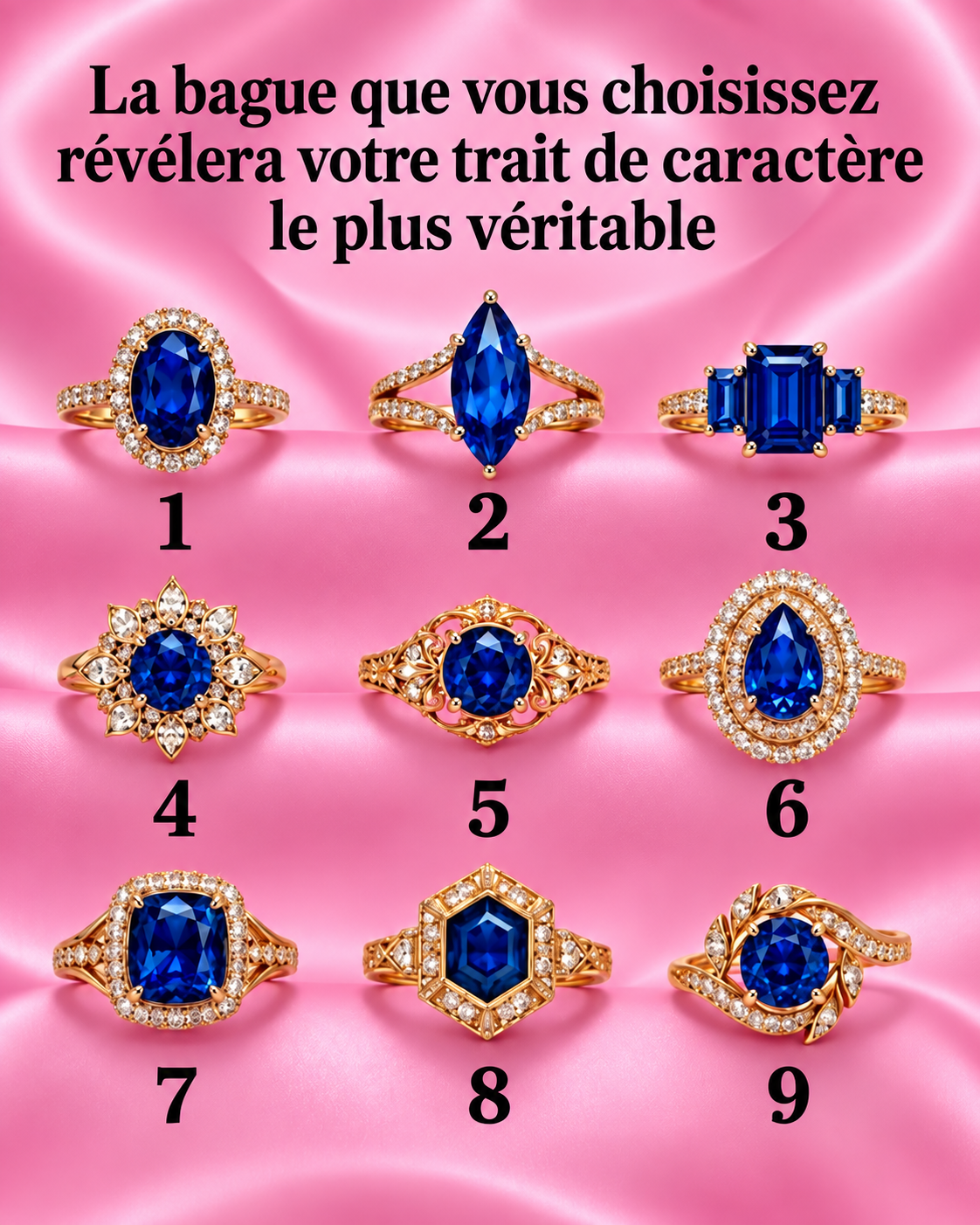 Ce que la bague que vous choisissez dit vraiment de vous : le test qui vous révèle à vous-même