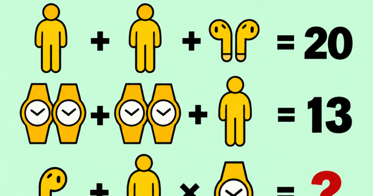 Cette énigme mathématique virale piège 9 personnes sur 10 : êtes-vous dans le bon groupe ?
