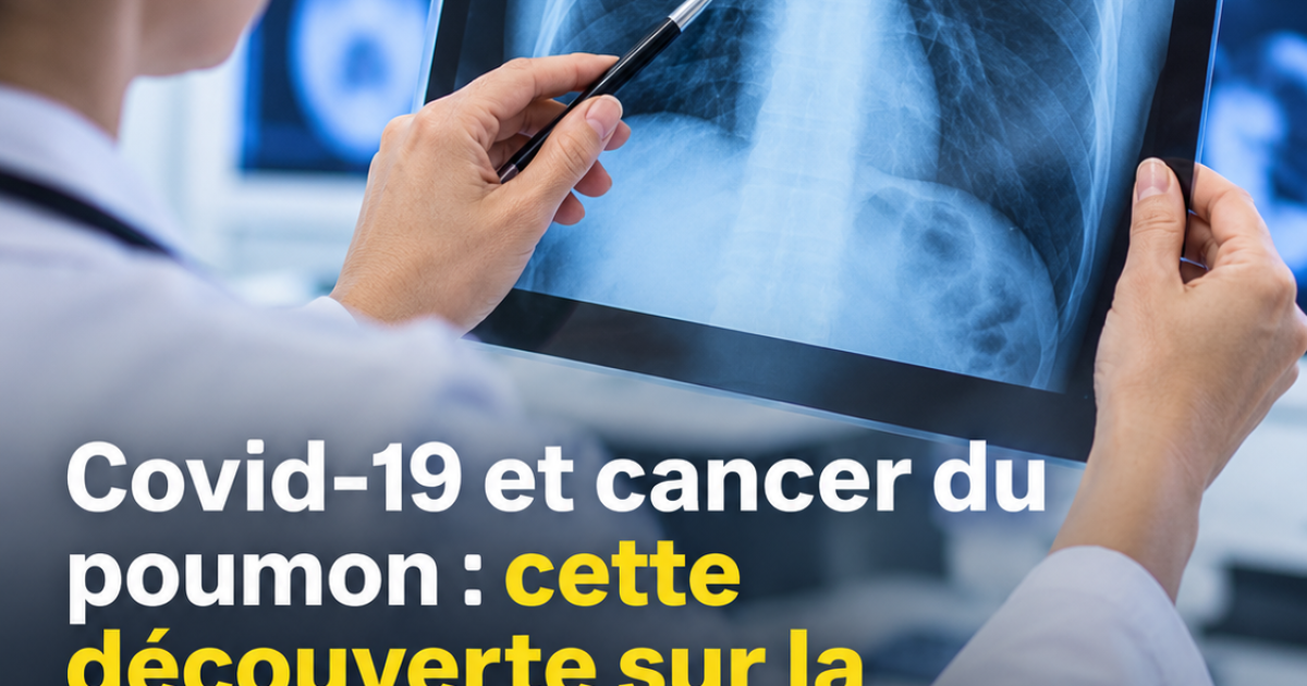 Covid-19 et cancer du poumon : ce que les chercheurs ont découvert sur la protéine Spike