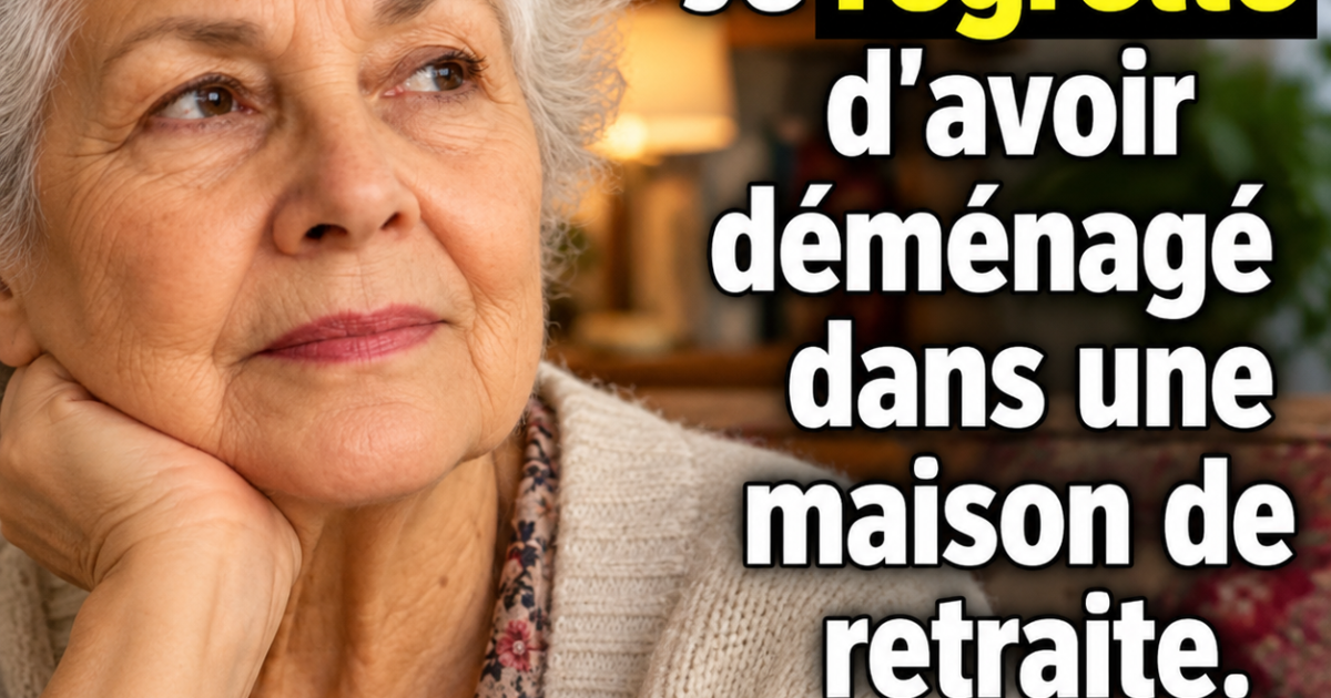 Maison de retraite : 6 vérités difficiles que personne ne vous dit avant d'y entrer
