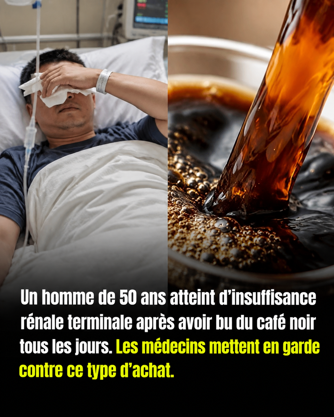 Insuffisance rénale : son café du matin était-il vraiment coupable ? Ce que les médecins ont découvert