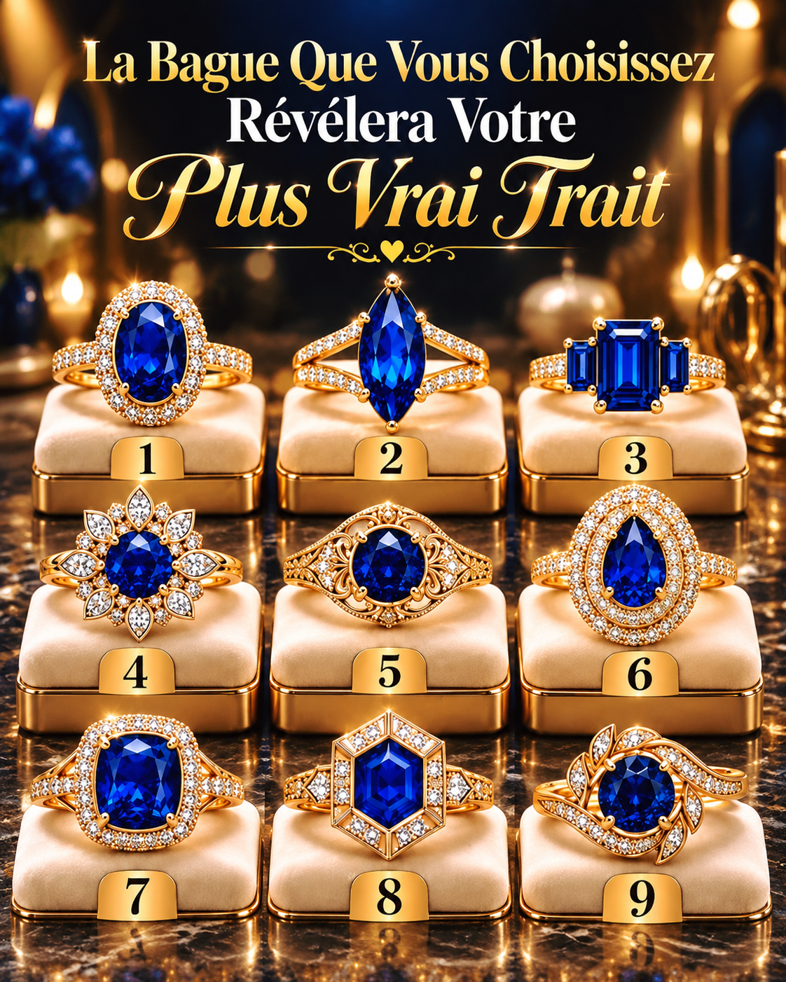 Choisissez une bague et révélez votre plus grand trait de personnalité