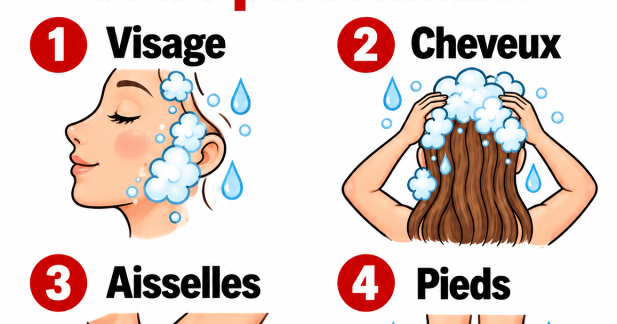 La partie du corps que vous lavez en premier sous la douche révèle votre personnalité