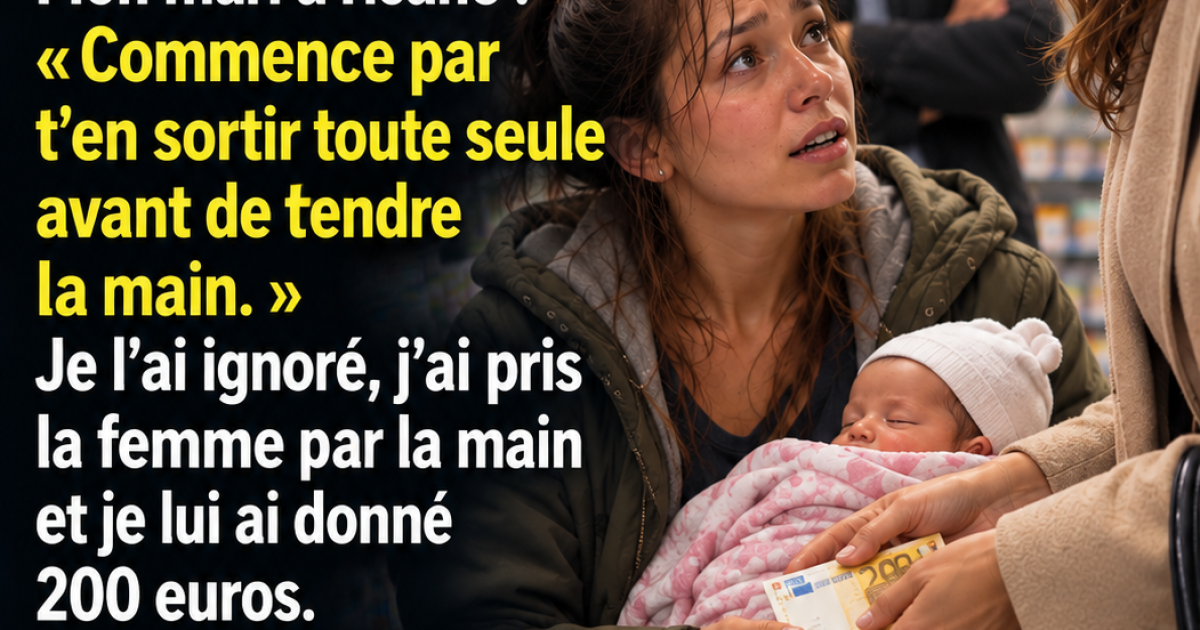 Elle aide une inconnue en détresse au supermarché : un mois plus tard, la scène qui l'a laissée sans voix