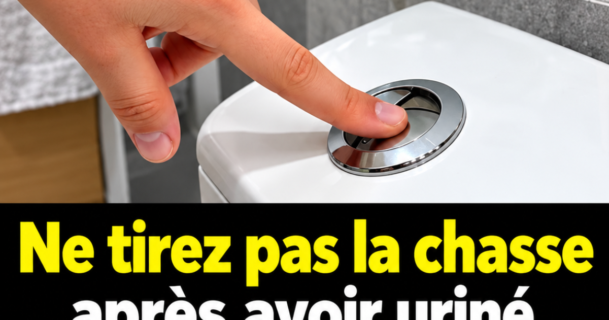 Faut-il vraiment tirer la chasse d'eau à chaque fois ? La réponse va vous surprendre