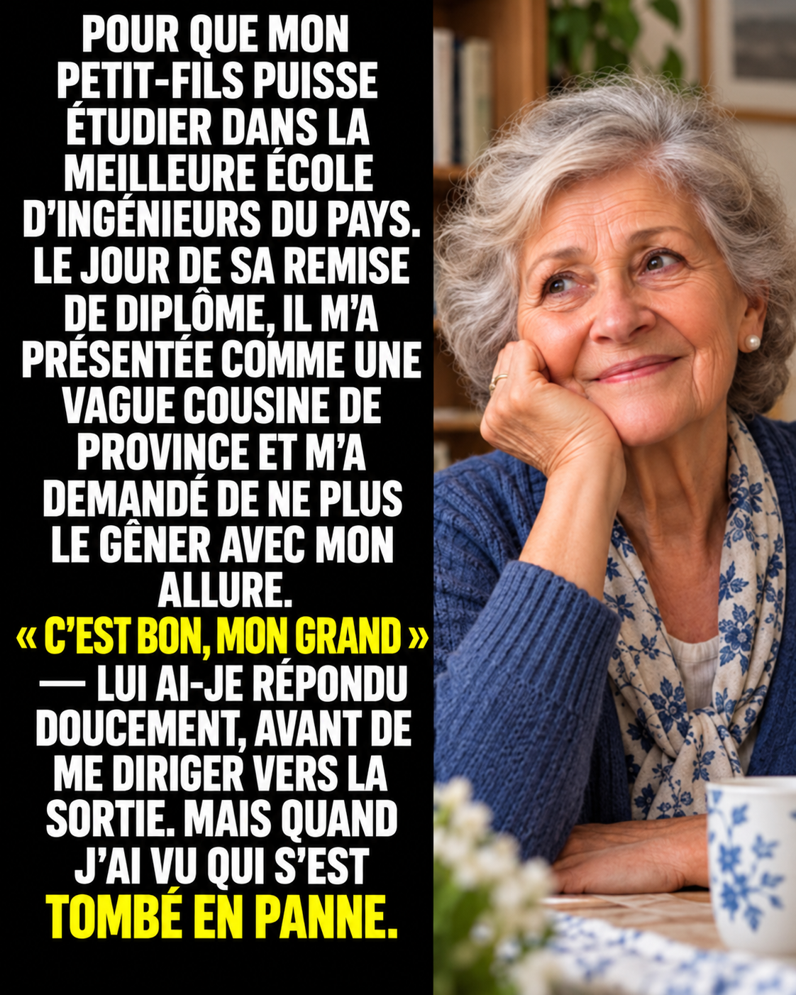 Elle vend sa maison pour payer ses études : ce que son petit-fils lui dit le jour de sa remise de diplôme est bouleversant