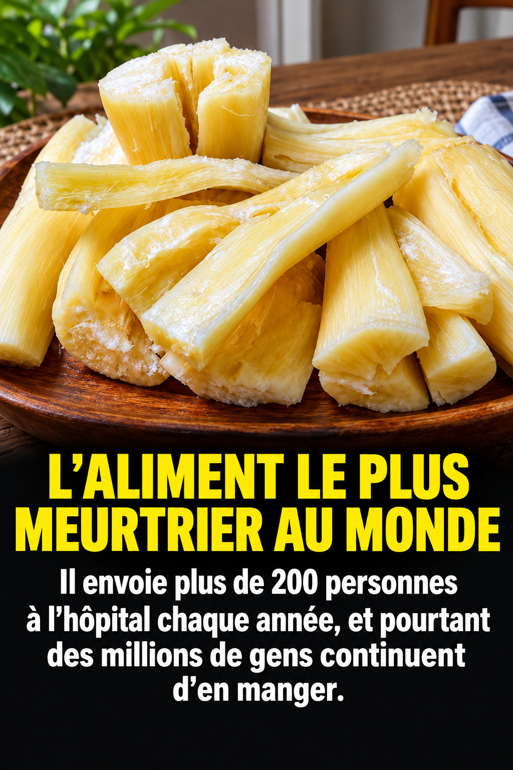 Manioc : les erreurs de préparation qui peuvent vraiment perturber votre digestion (et comment les éviter)