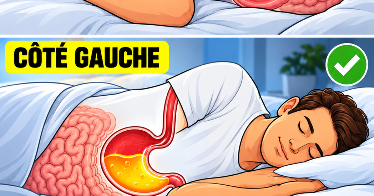 Reflux gastrique : pourquoi votre position de sommeil change tout (et ce que vous devriez faire ce soir)