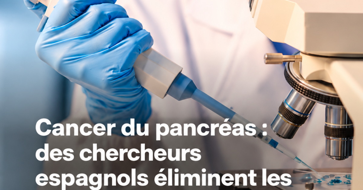 Cancer du pancréas : cette trithérapie révolutionnaire fait disparaître les tumeurs chez la souris