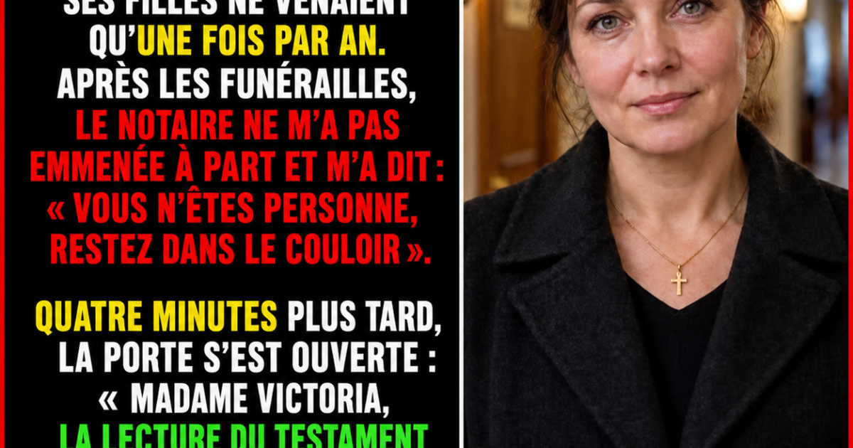 "Tu n'es personne pour elle" : rejetée à la porte du notaire, elle découvre que la grand-mère avait tout prévu