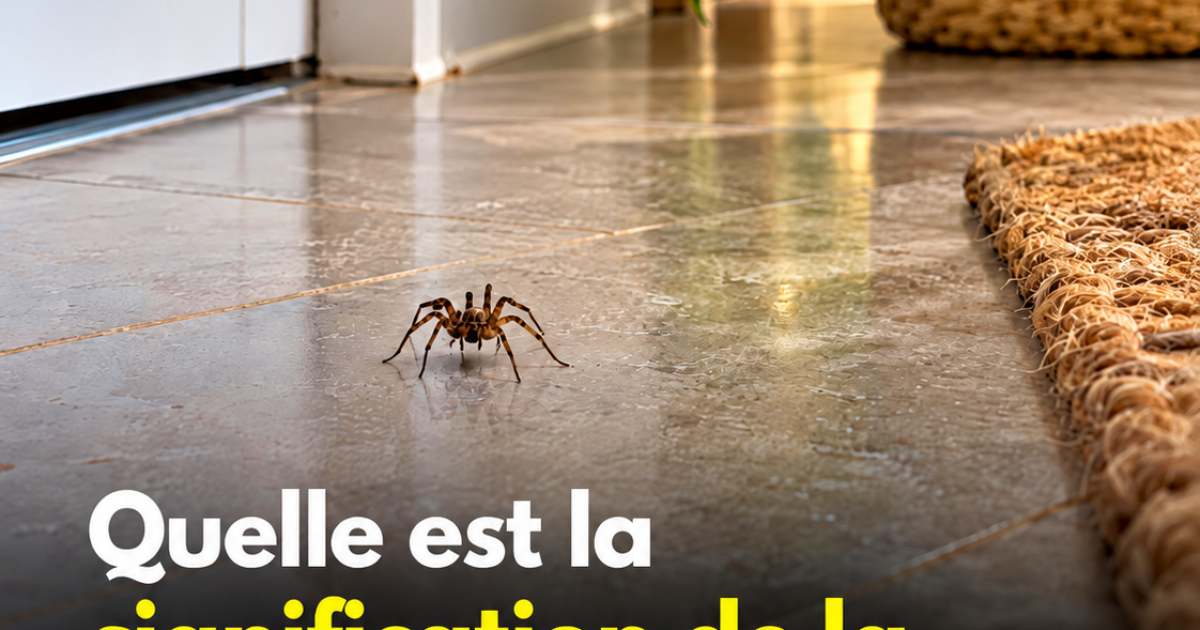Araignées dans la maison : ce que leur présence révèle vraiment sur votre intérieur