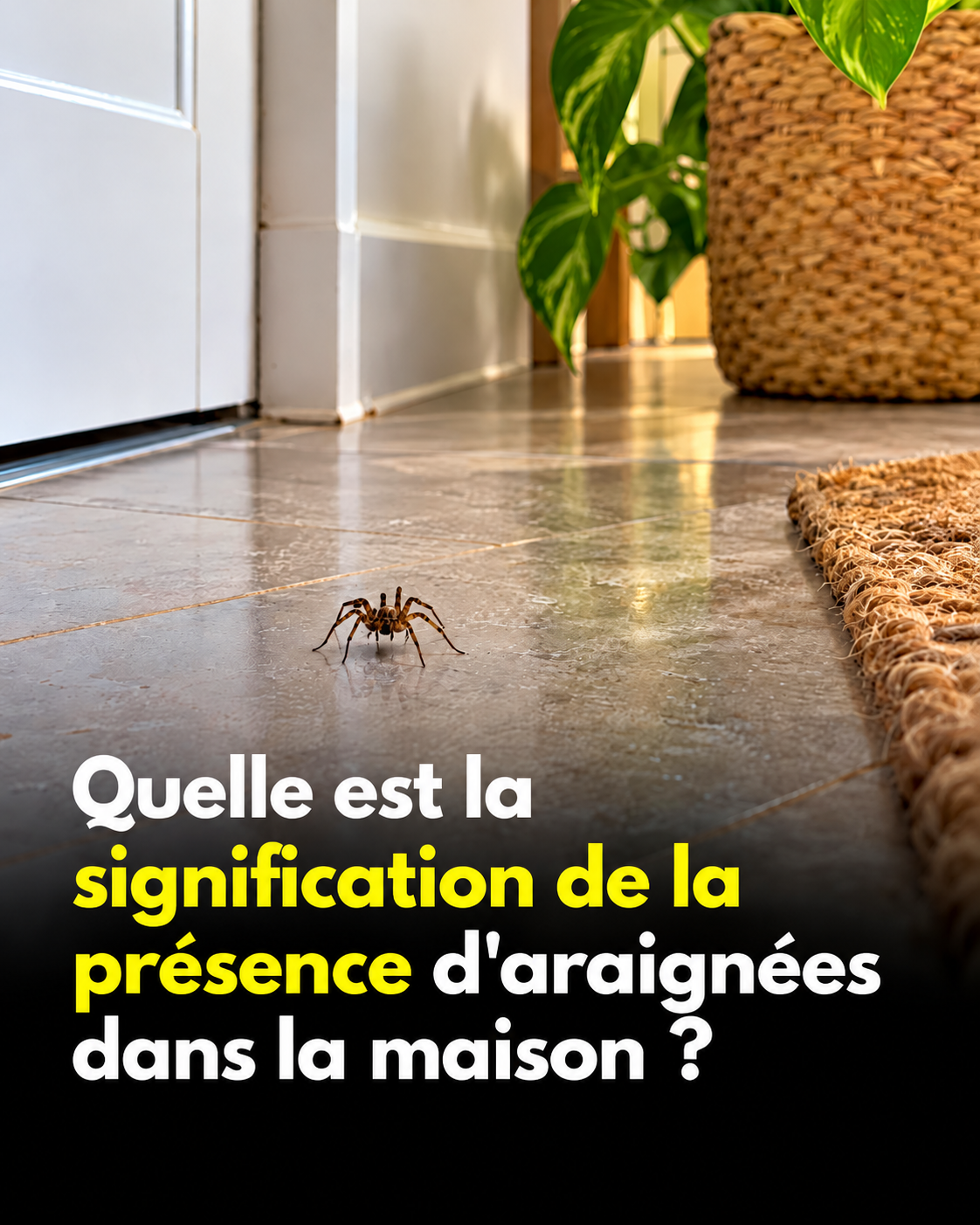 Araignées dans la maison : ce que leur présence révèle vraiment sur votre intérieur