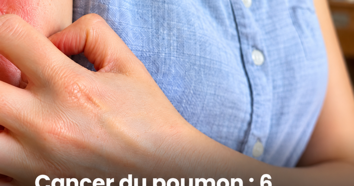 Cancer du poumon : ces 6 signes visibles sur la peau que vous ne devez pas négliger