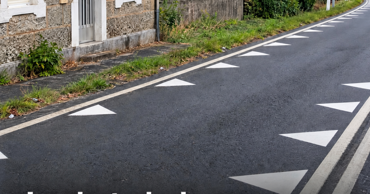 Les "dents de dragon" sur la route : cette illusion d'optique géniale qui pourrait bientôt débarquer en France